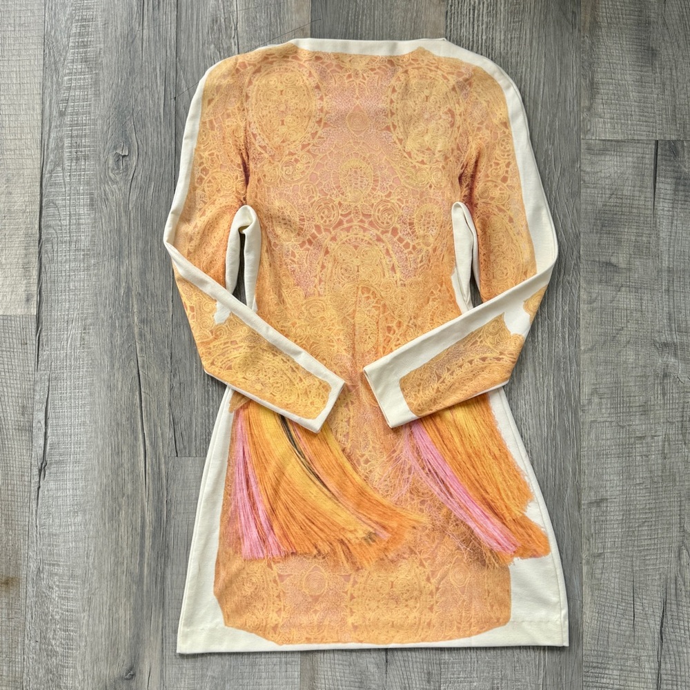 RARE Cynthia Rowley for Gagosian Collection Gold Bodycon Dress (size XS)